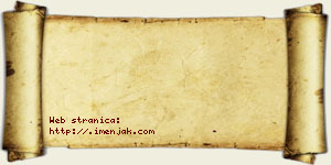 Majda Rakovac vizit kartica